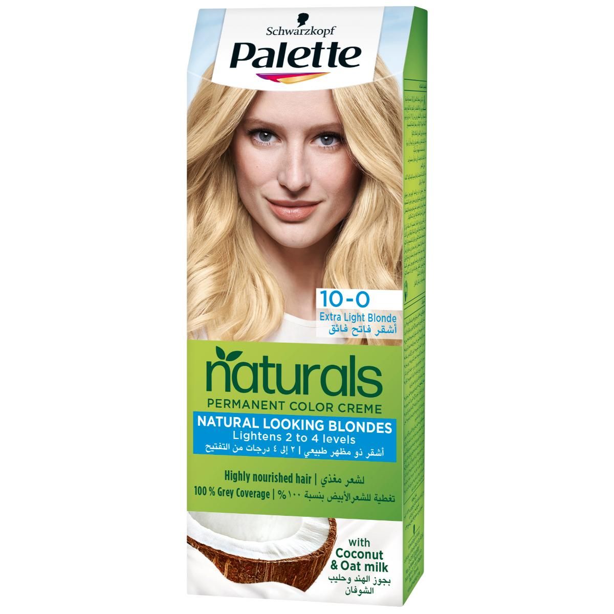 Palette Natural Color 10-0 Extra Light Blonde